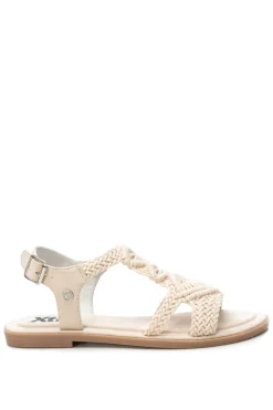 Sandalia estilo macramé