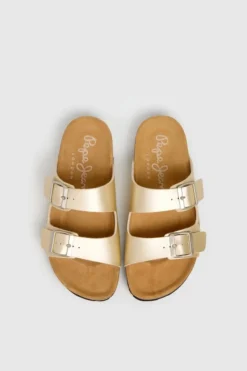 Sandalias anat&oacute;micas con hebillas