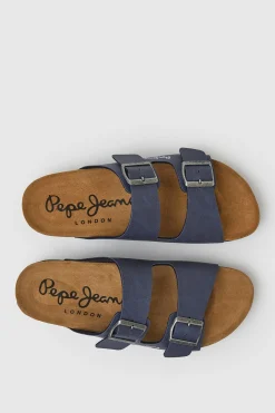 Sandalias Con Doble Hebilla