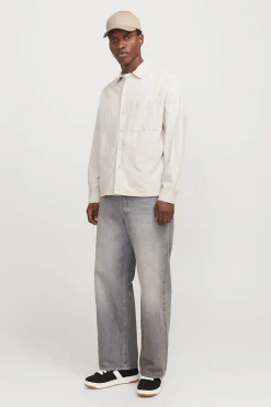 Sobrecamisa de sarga corte ancho