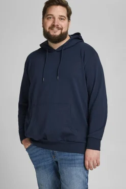 Sudadera capucha básica PLUS