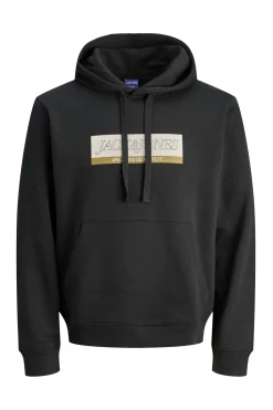 Sudadera con capucha y logo frontal