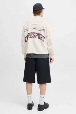 Sudadera cropped athletic essentials