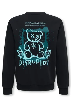 Sudadera cuello redondo
