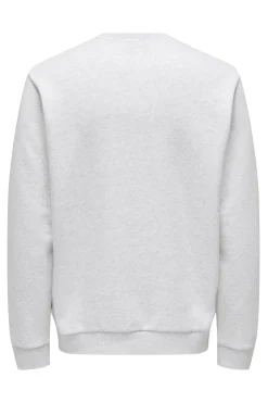 Sudadera cuello redondo