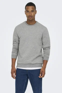 Sudadera cuello redondo