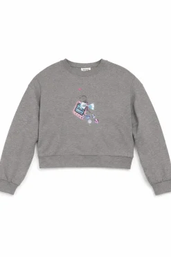 Sudadera cuello redondo