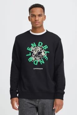 Sudadera cuello redondo logo