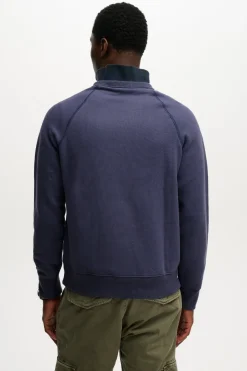 Sudadera cuello redondo logo