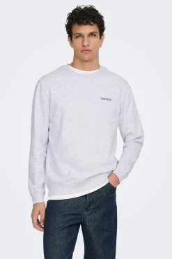 Sudadera de cuello redondo