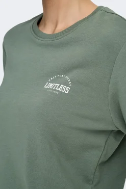 Sudadera deportiva cuello redondo