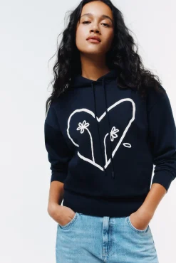 Sudadera dos flores