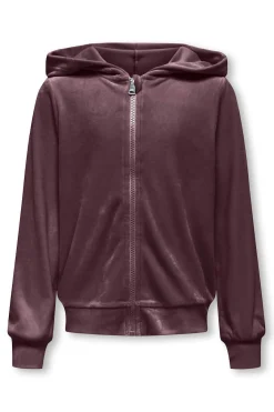 Sudadera efecto terciopelo