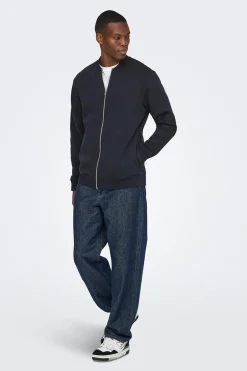 Sudadera estilo bomber.