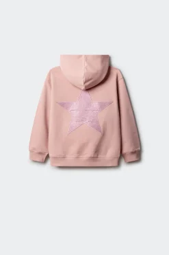 Sudadera estrella foil ni&ntilde;a