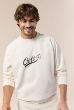 Sudadera logo cuello redondo