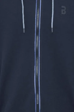 Sudadera piqu&eacute; con capucha