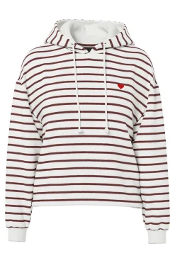 Sudadera rayas bordado