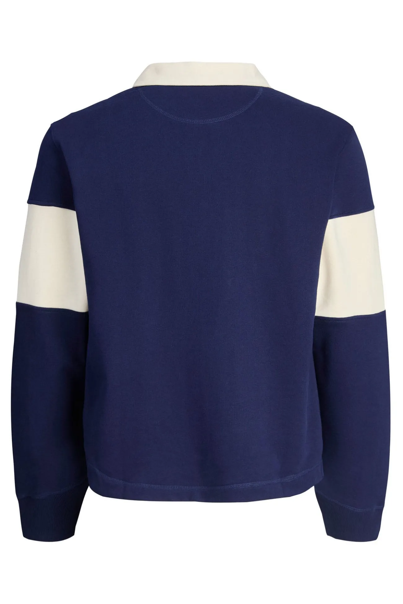 Sudadera tipo polo franja