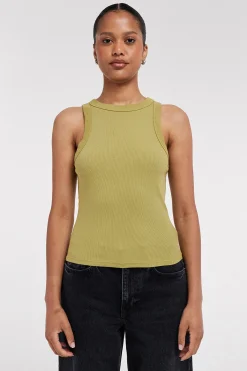Top cuello redondo