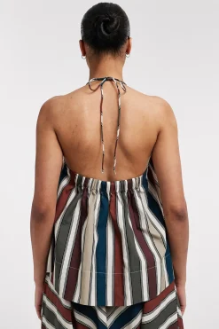 Top halter estampado