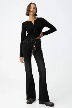 Vaqueros Double Up Flare