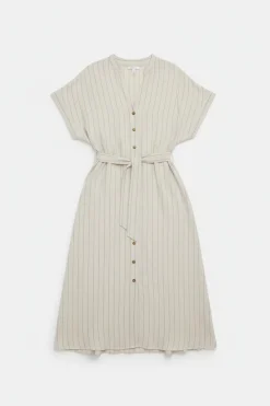 Vestido camisero rayas