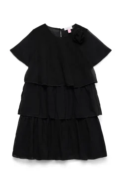 Vestido corte volantes