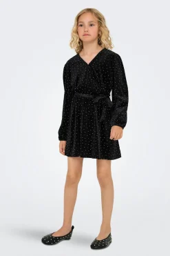 Vestido corto con brillantes