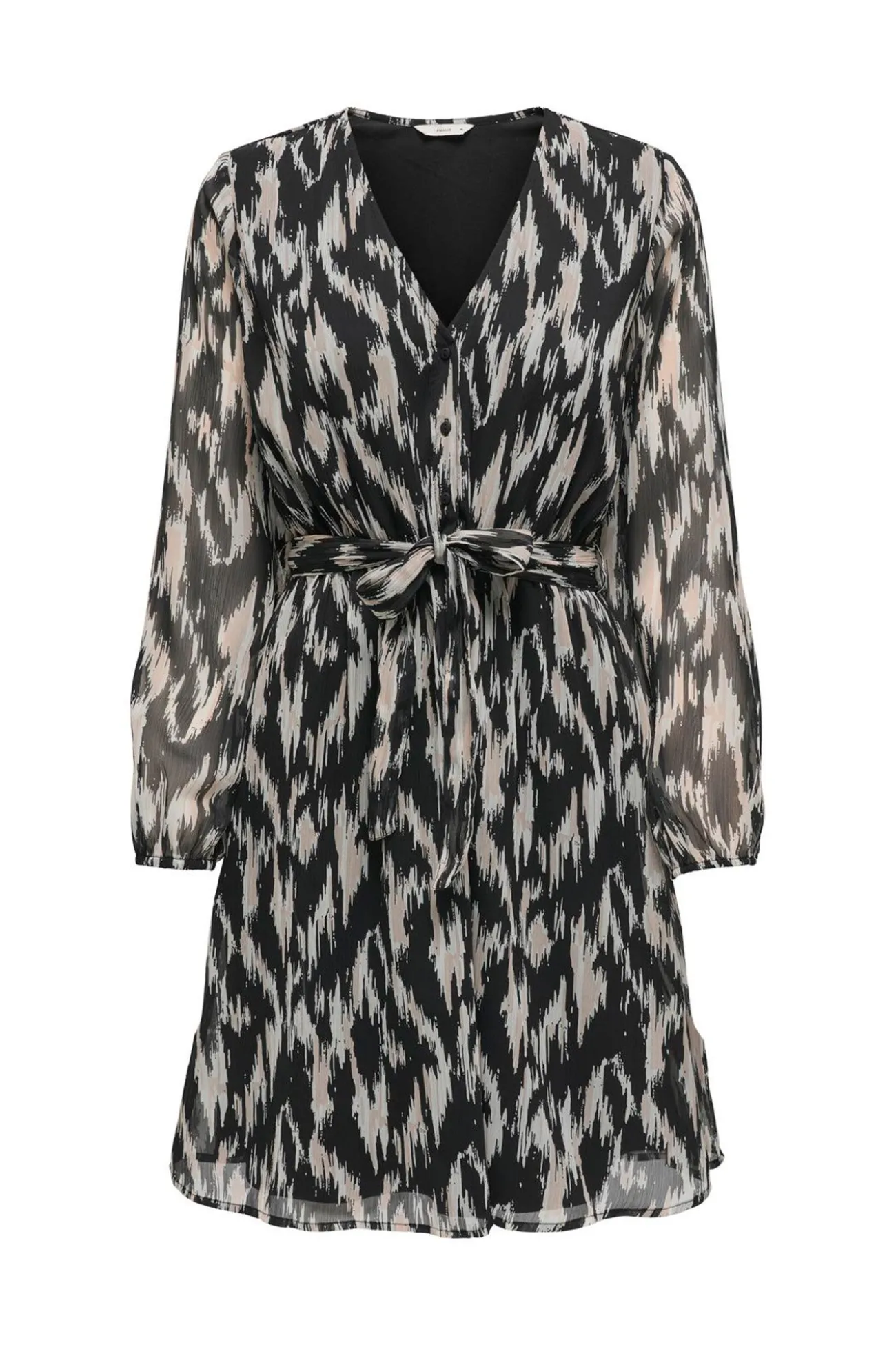 Vestido corto de gasa