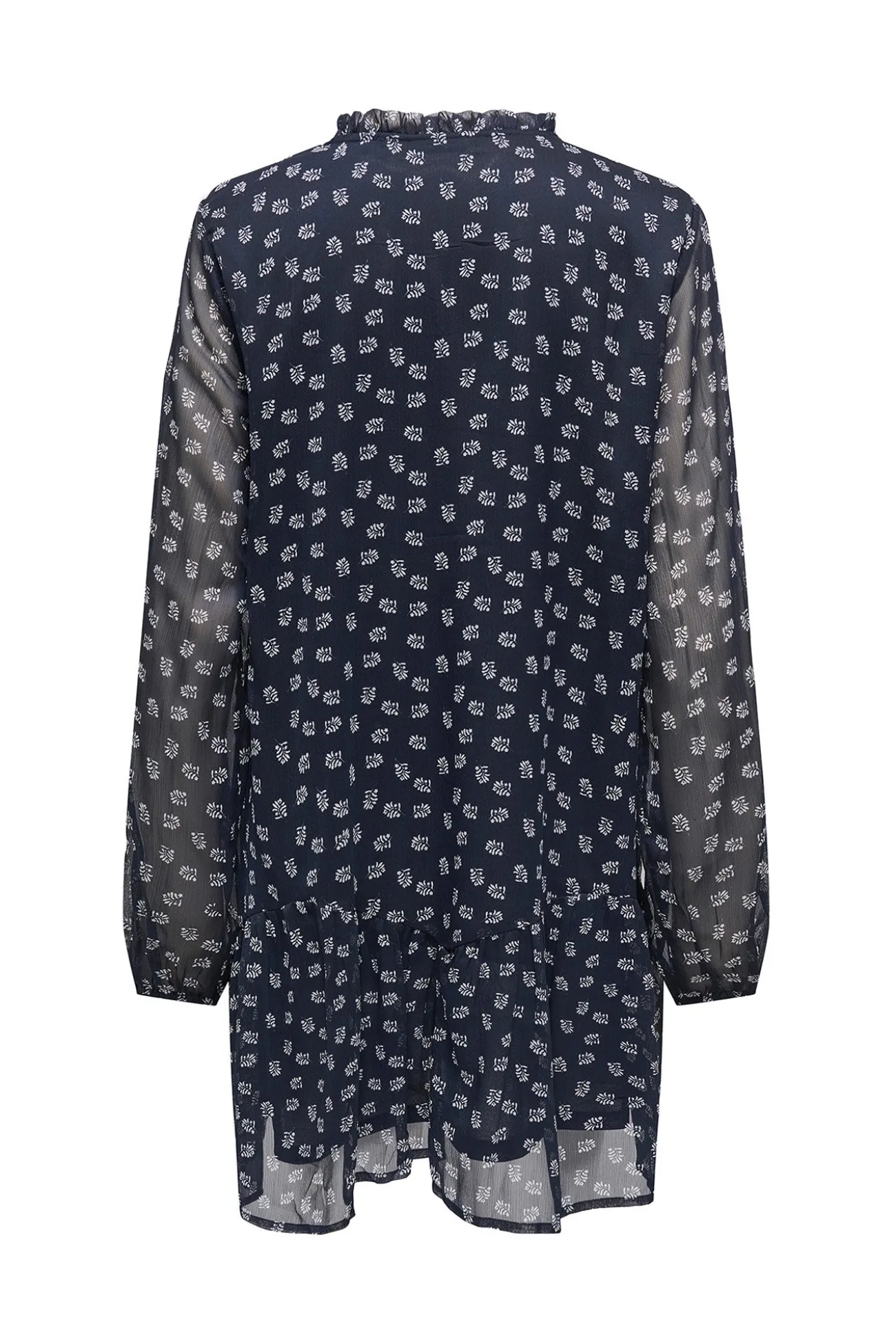 Vestido corto de gasa