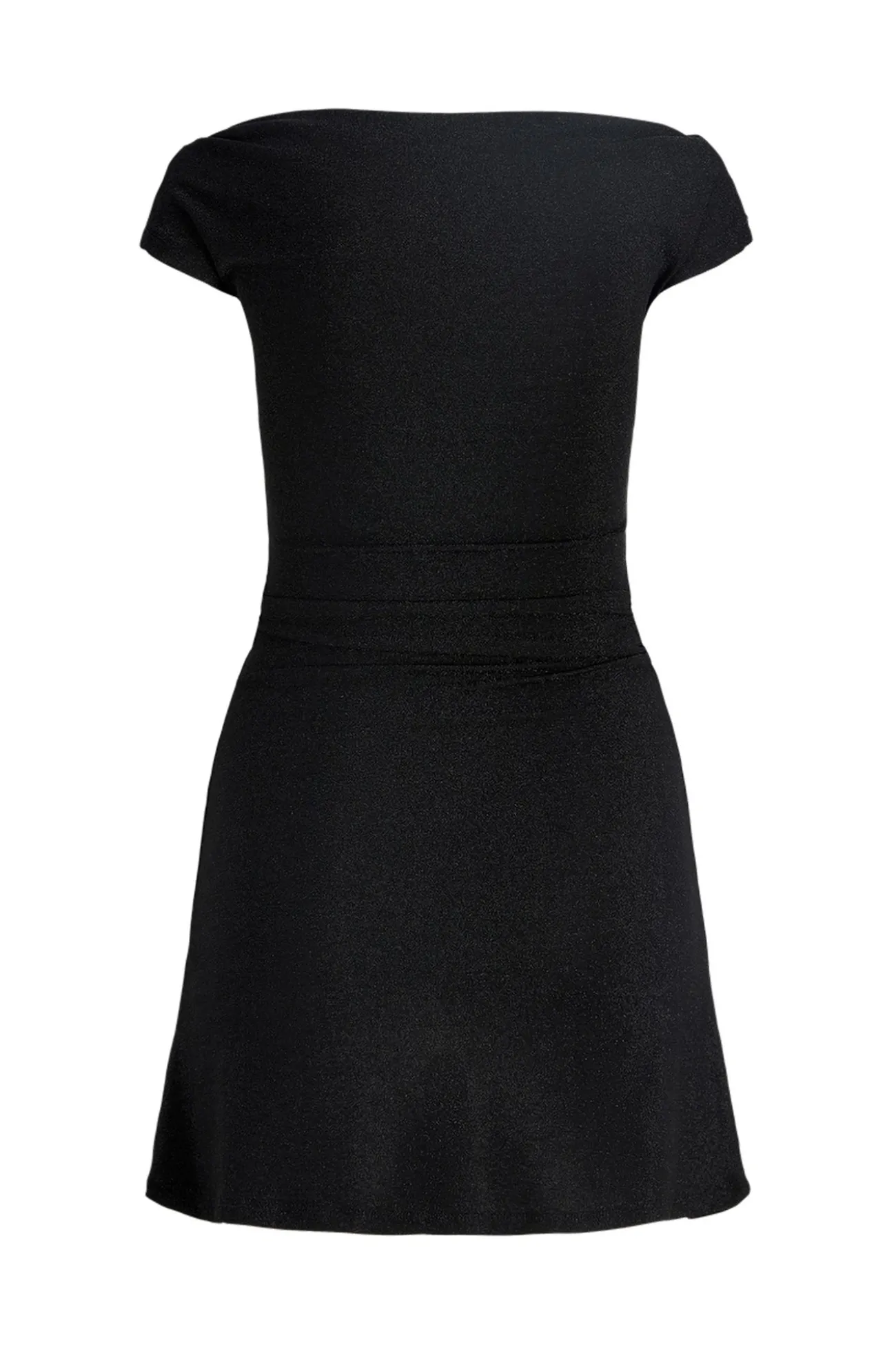 Vestido corto escote barco