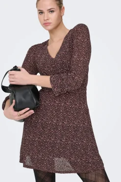 Vestido corto estampado
