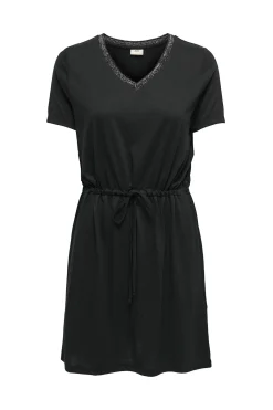 Vestido corto lurex