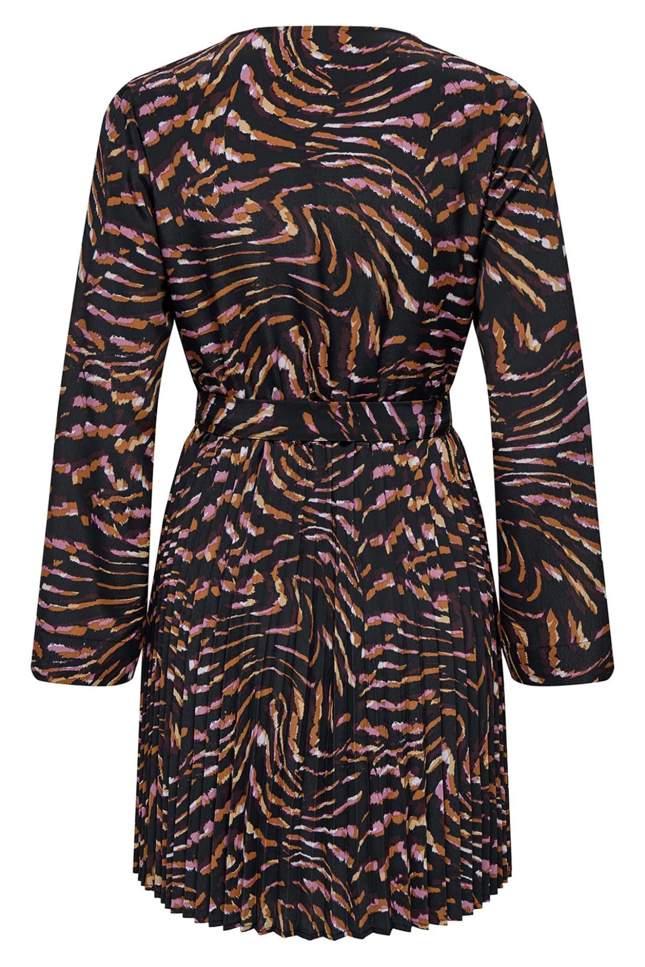 Vestido corto plisado