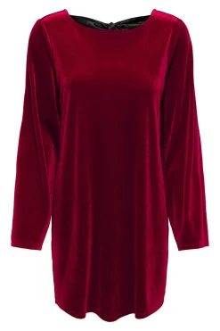 Vestido corto terciopelo