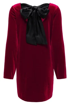 Vestido corto terciopelo