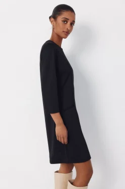 Vestido corto tweed