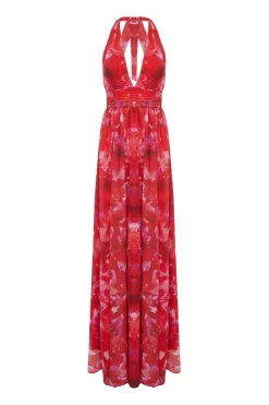 Vestido cuello halter
