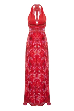 Vestido cuello halter