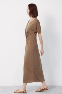 Vestido largo nudo