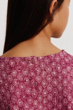 Vestido manga corta IKAT ni&ntilde;a