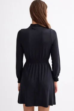 Vestido Manga Larga Cuello Sub