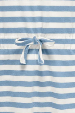 Vestido marinero a rayas de manga corta