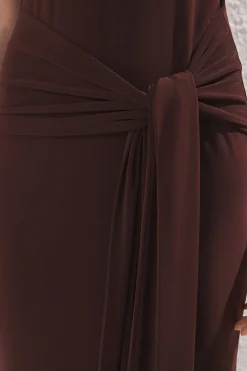 Vestido maxi ajustado
