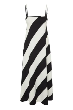 Vestido maxi de tirantes