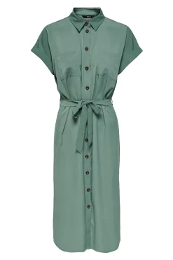 Vestido midi camisero