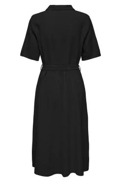 Vestido midi lino