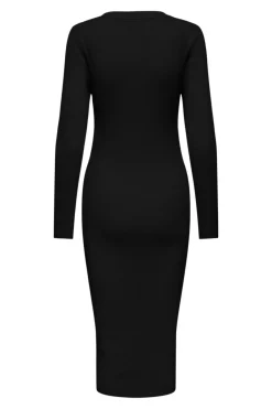 Vestido midi punto