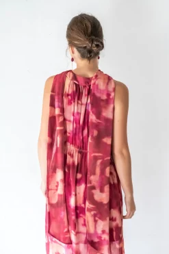 Vestido midi recto